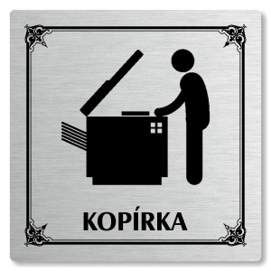 Kopírka, 80x80mm, stříbrná, Nebraska